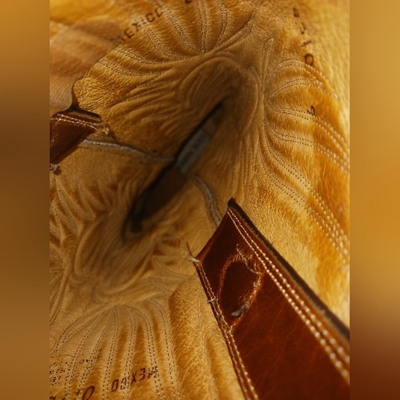 Steve Madden Tan Cowboy Boots - Picture 2 of 3